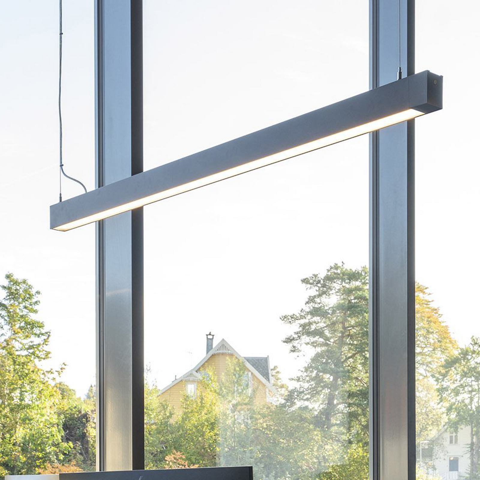 SLC LED-lichtstrip CLICK, zwart, 112 cm, CCT, DALI, IP20